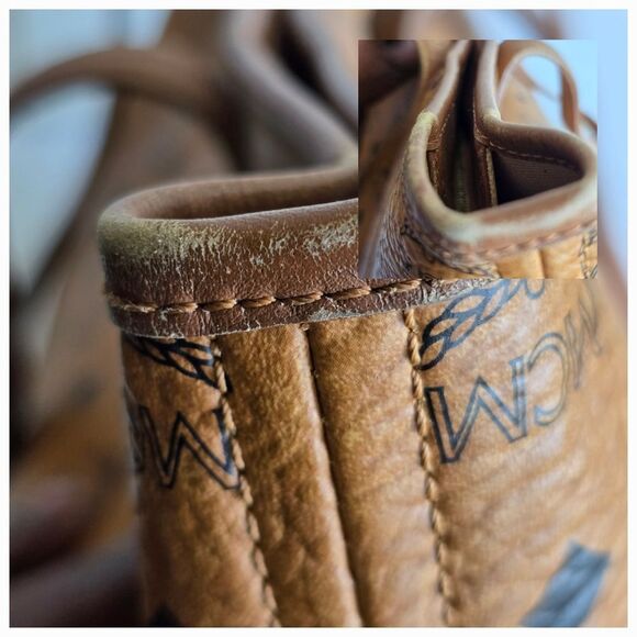 MCM Visetos Tote Bag Cognac - Picture 16 of 16